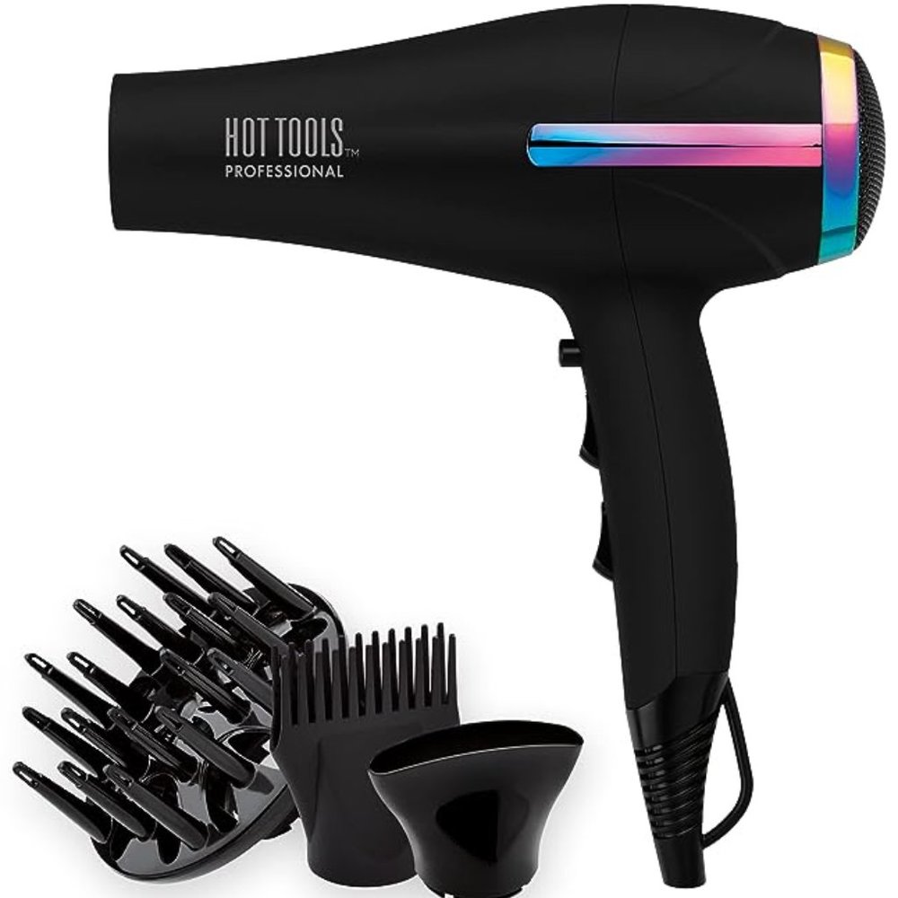 NWT Hot Tools Professional Rainbow Turbo Ceramic Hair Dryer | 1875W
